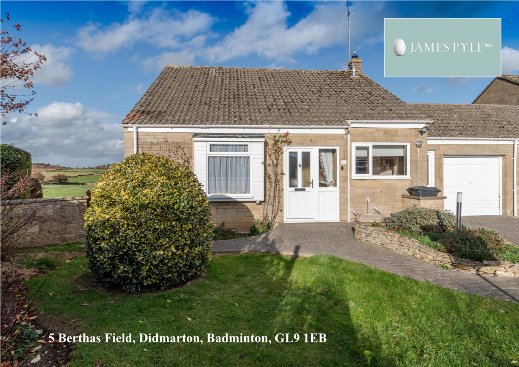 5 Berthas Field, Didmarton, Badminton, GL9