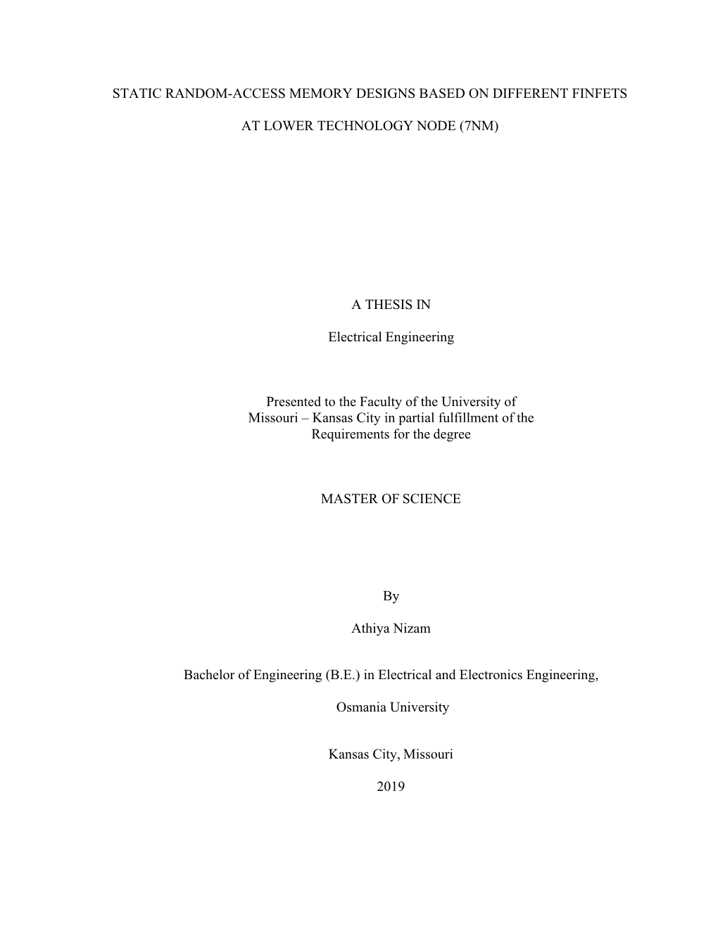 Static Random-Access Memory Designs Based on Different Finfets