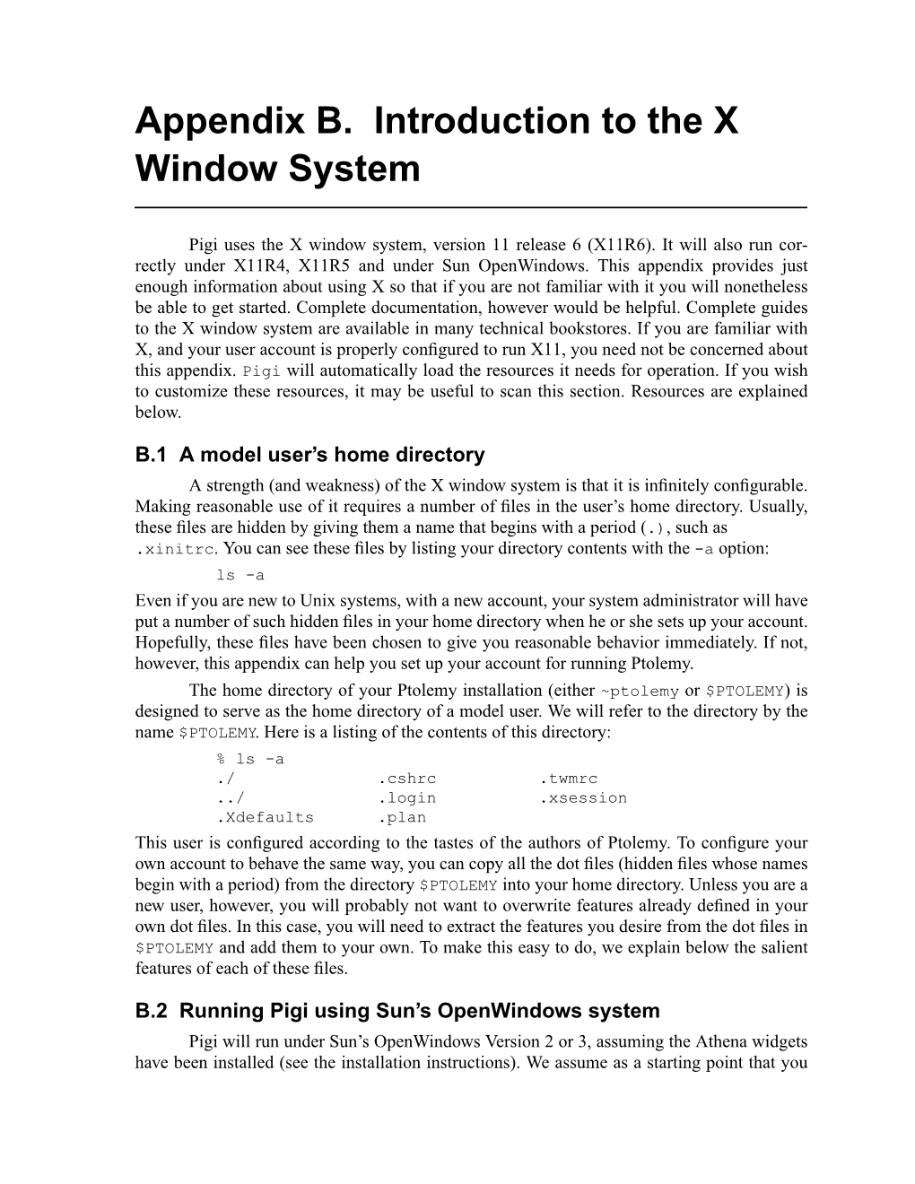 Appendix B. Introduction to the X Window System