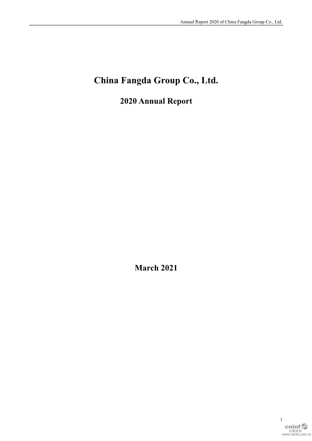 China Fangda Group Co., Ltd