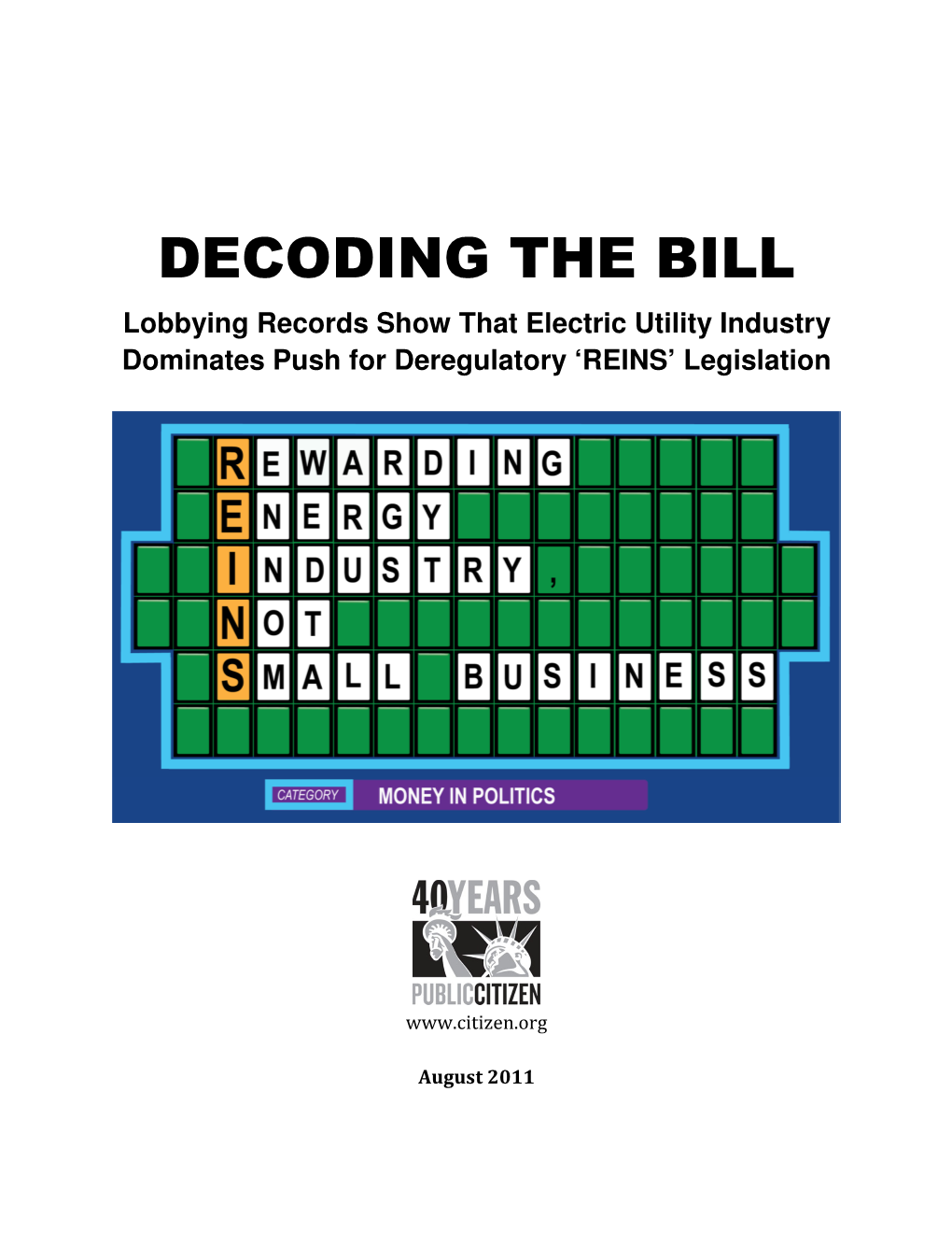 Decoding the Bill