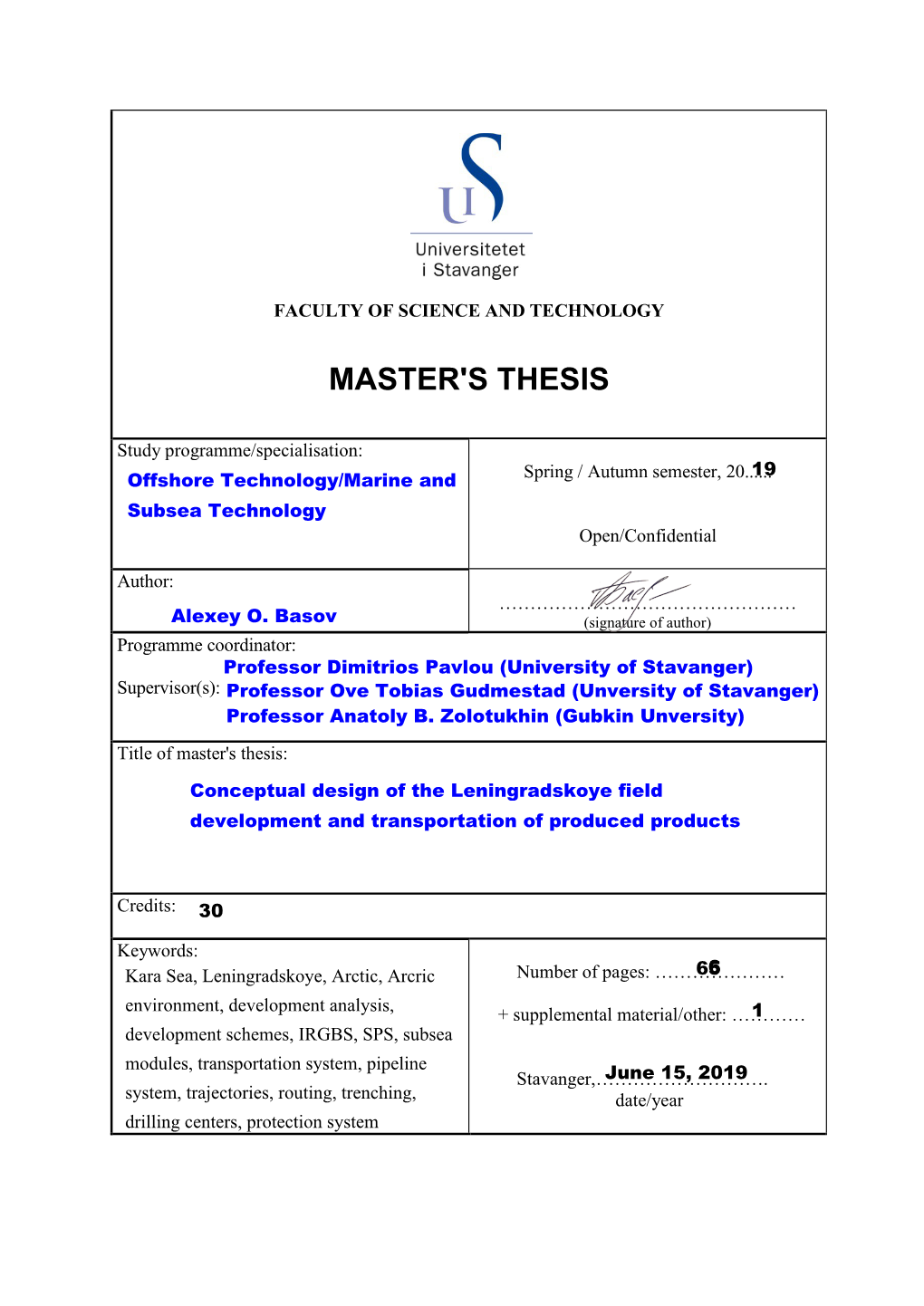 Master Thesis Alexey Basov.Pdf (1.532Mb)