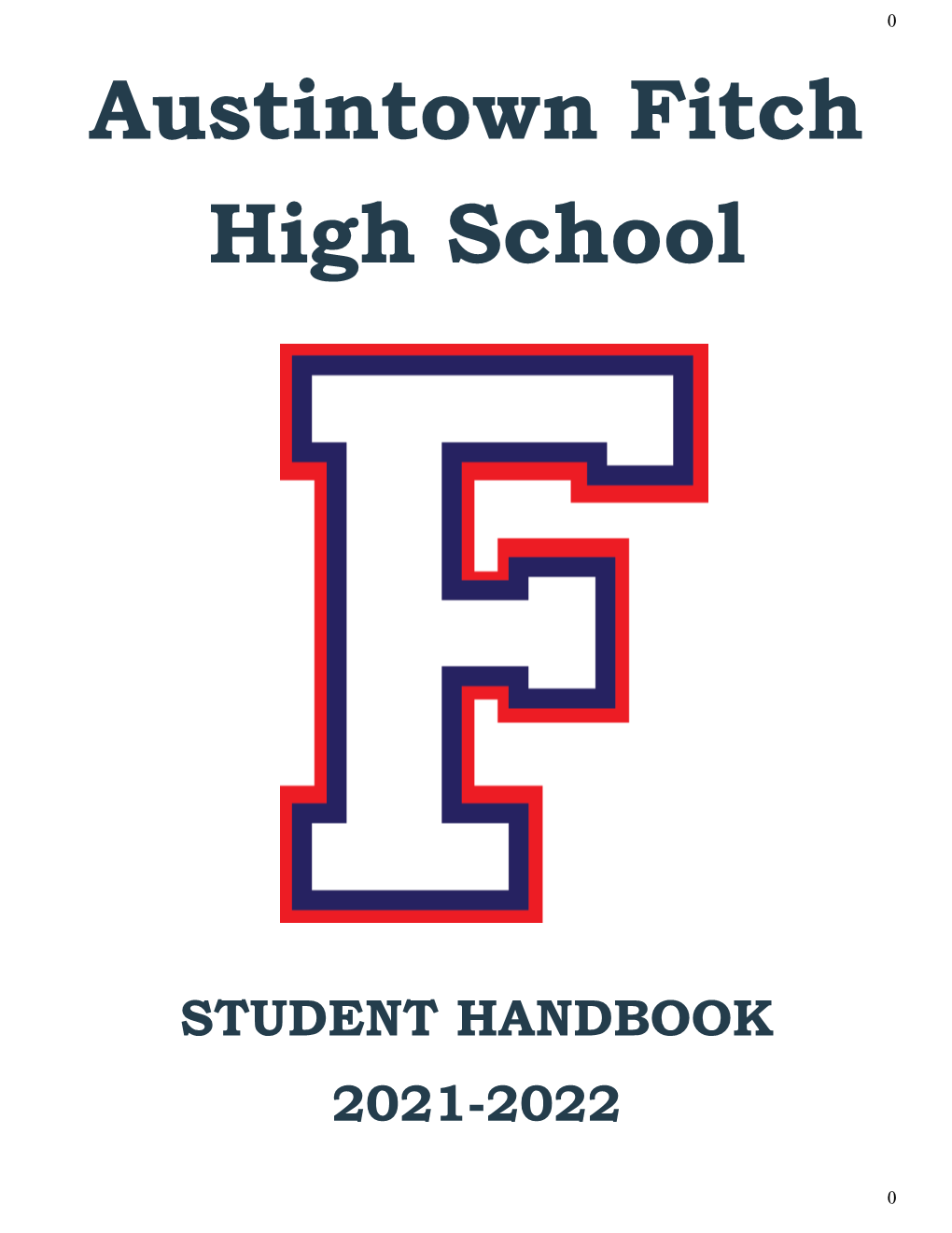 Fitch Student Handbook 2021-2022