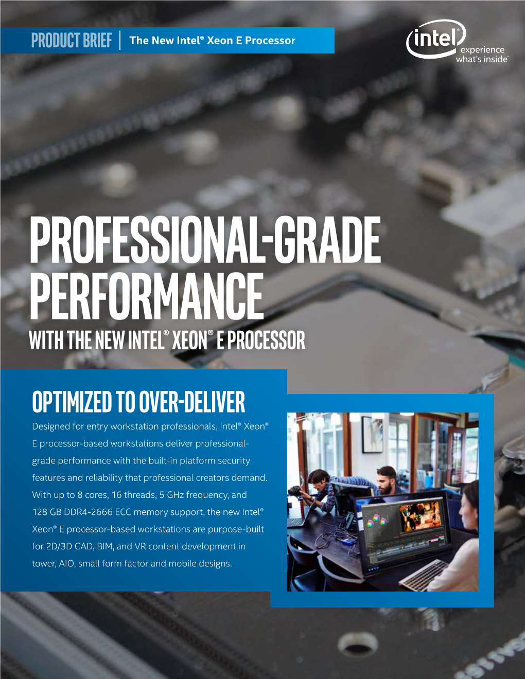 Intel® Xeon® E-2200 Processor Product Brief