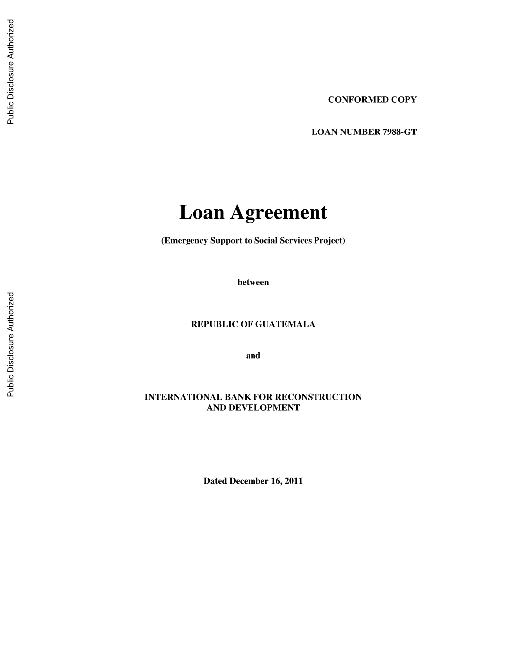 Loan Agreement