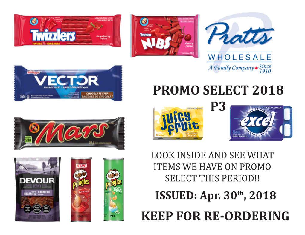 Promo Select 2018 P3