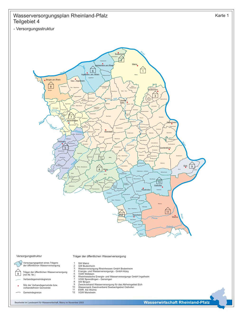 Wasserversorgungsplan Rheinland-Pfalz Teilgebiet 4