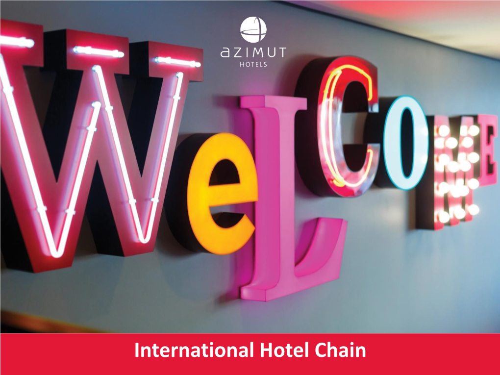 International Hotel Chain CONTENTS