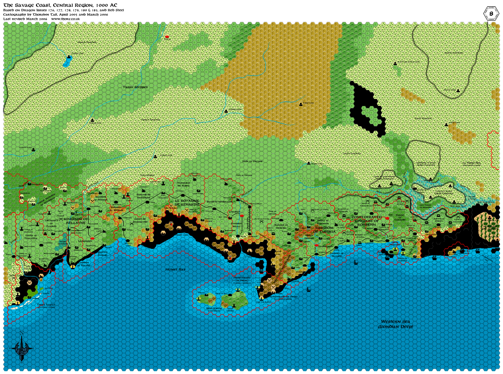 The Savage Coast, Central Region, 1000 AC 8