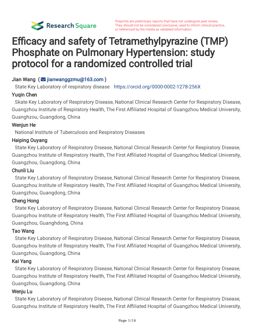 Study Protocol for a Randomized Controlled Trial