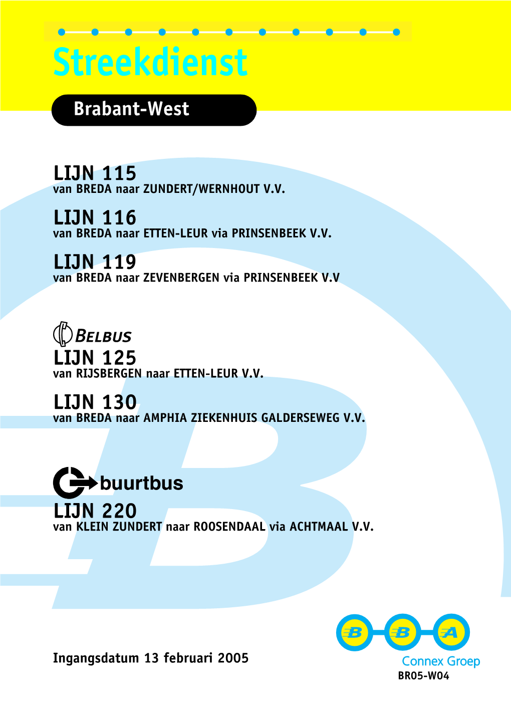 Streekdienst Brabant-West