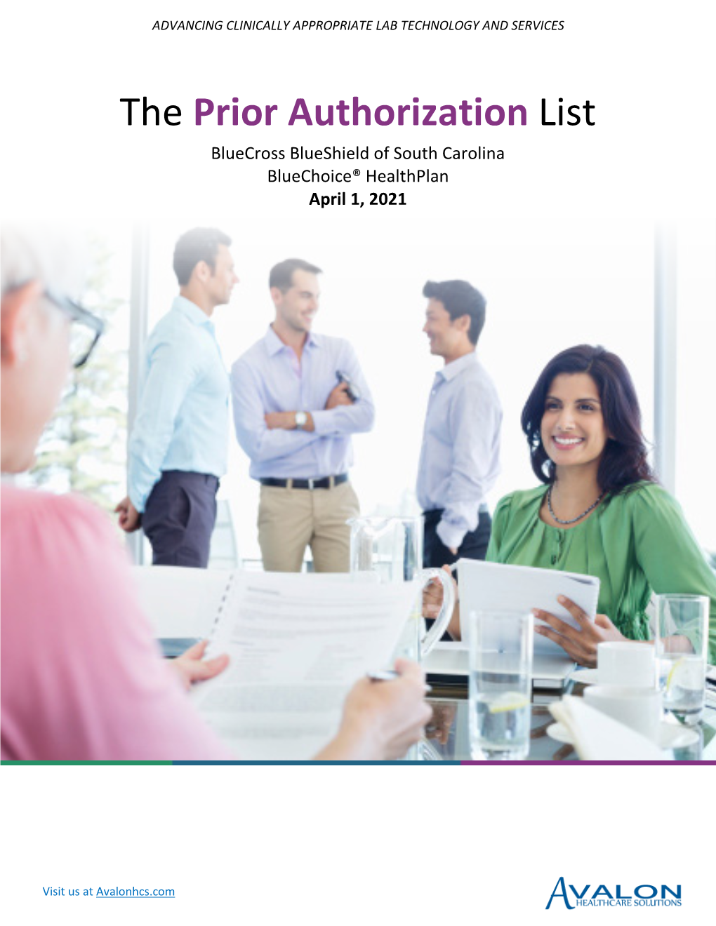 Avalon Prior Authorization List