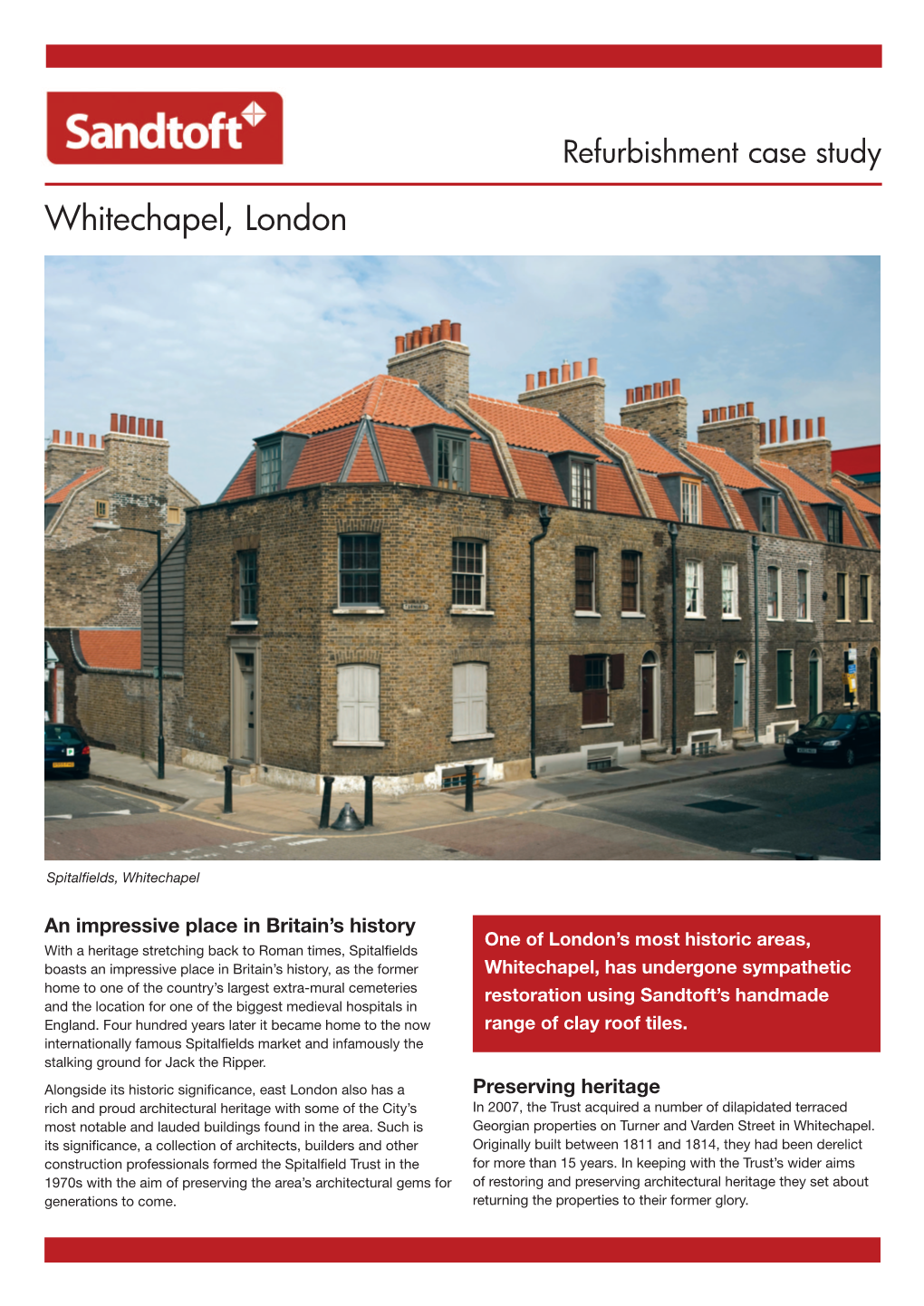 Spitalfield Trust, Whitechapel Case Study