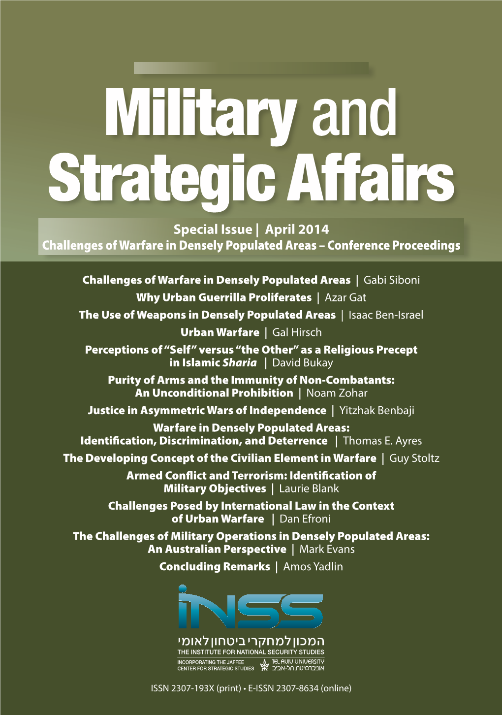 Military and Strategic Affairs