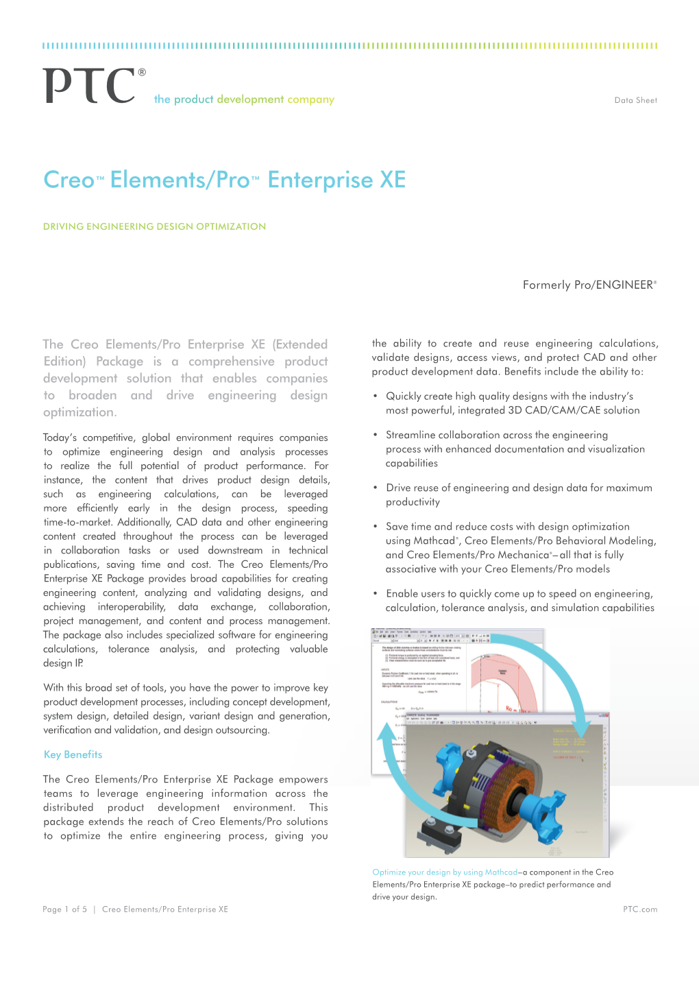 Creo™ Elements/Pro™ Enterprise XE