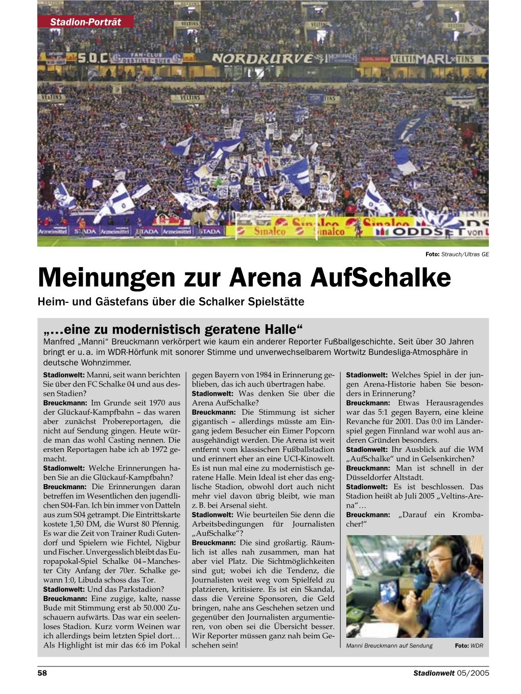 Meinungen Zur Arena Aufschalke Heim- Und Gästefans Über Die Schalker Spielstätte