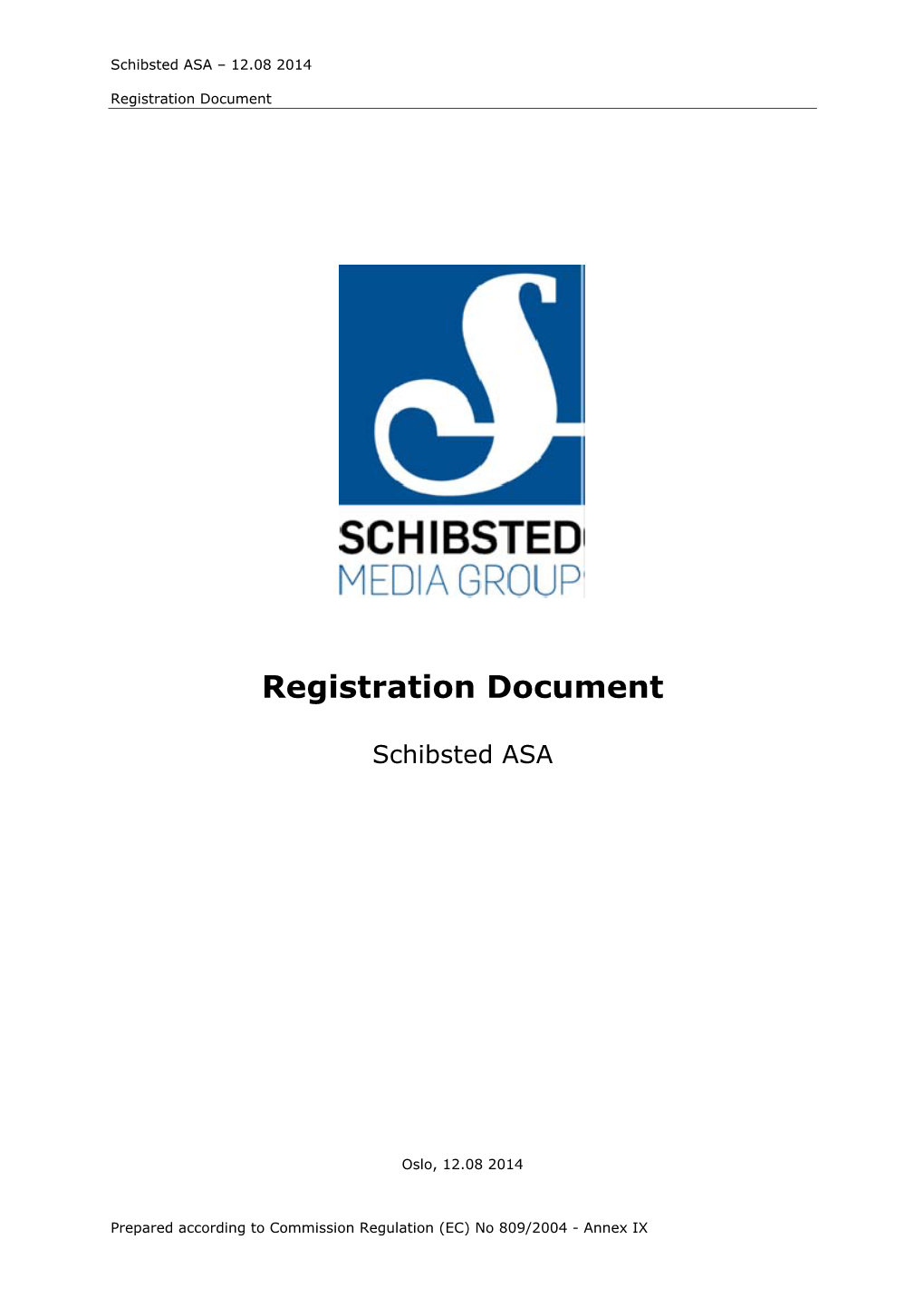 Registration Document