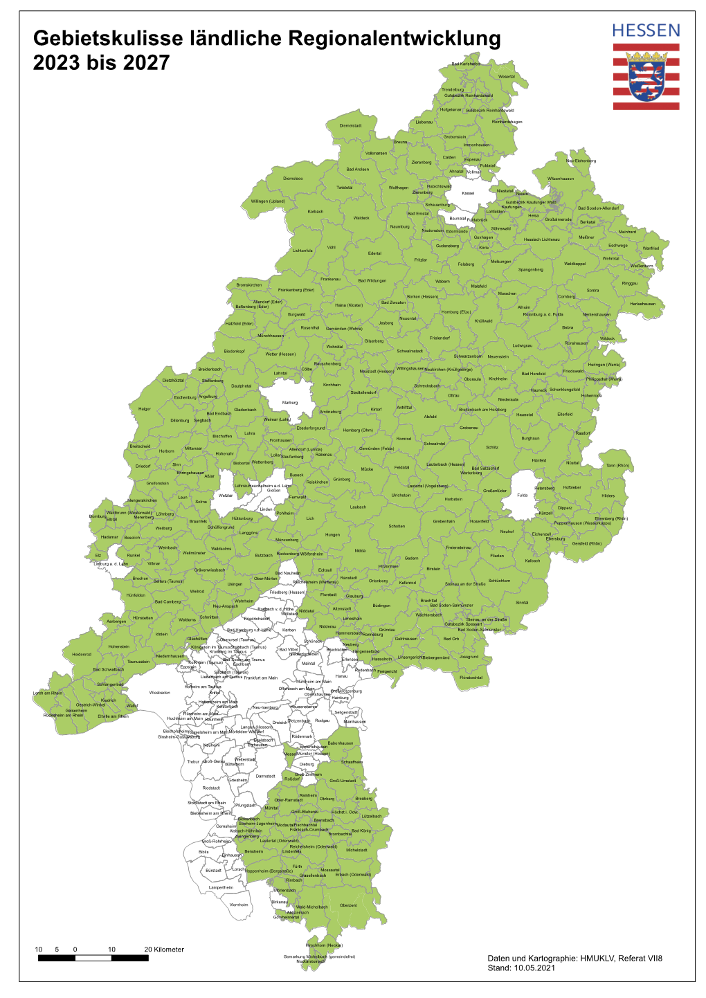 Gebietskulisse Ländliche Regionalentwicklung 2023 Bis 2027 Bad Karlshafen Wesertal