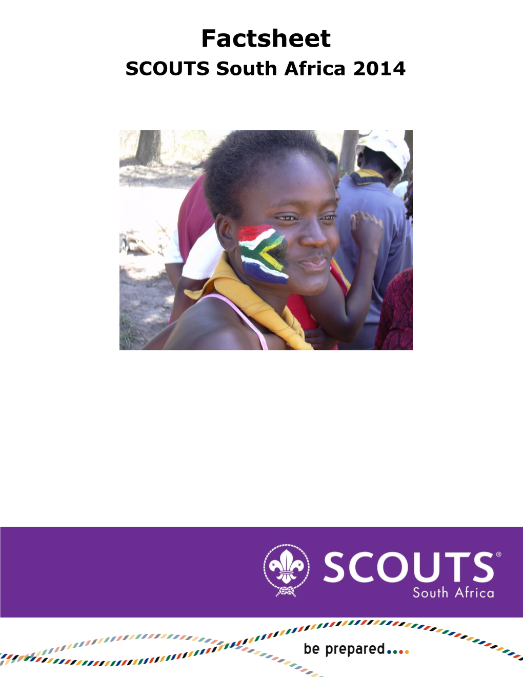 Factsheet 0 0` SCOUTS South Africa 2014