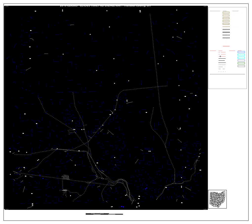 2010 CENSUS - CENSUS TRACT REFERENCE MAP: Trumbull County, OH 80.492671W