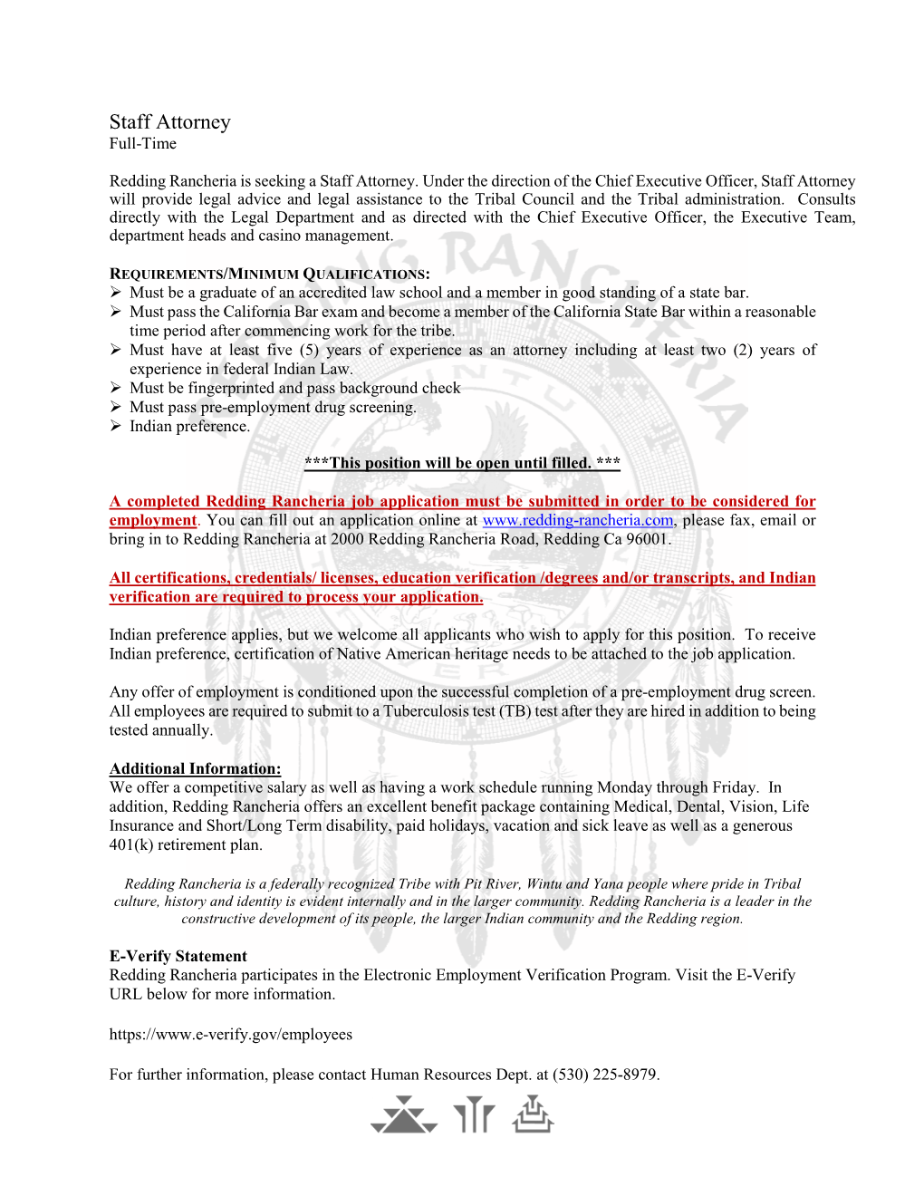 Staff Attorney Full-Time