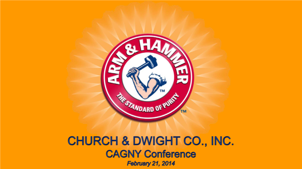 Church & Dwight Co., Inc