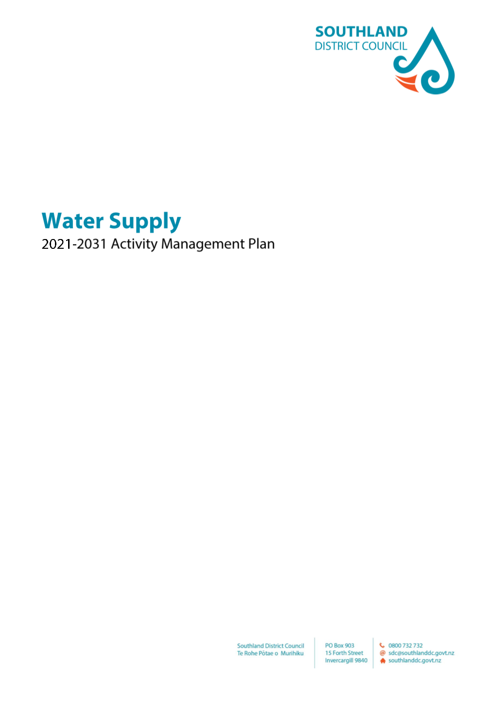 Water Supply Activity