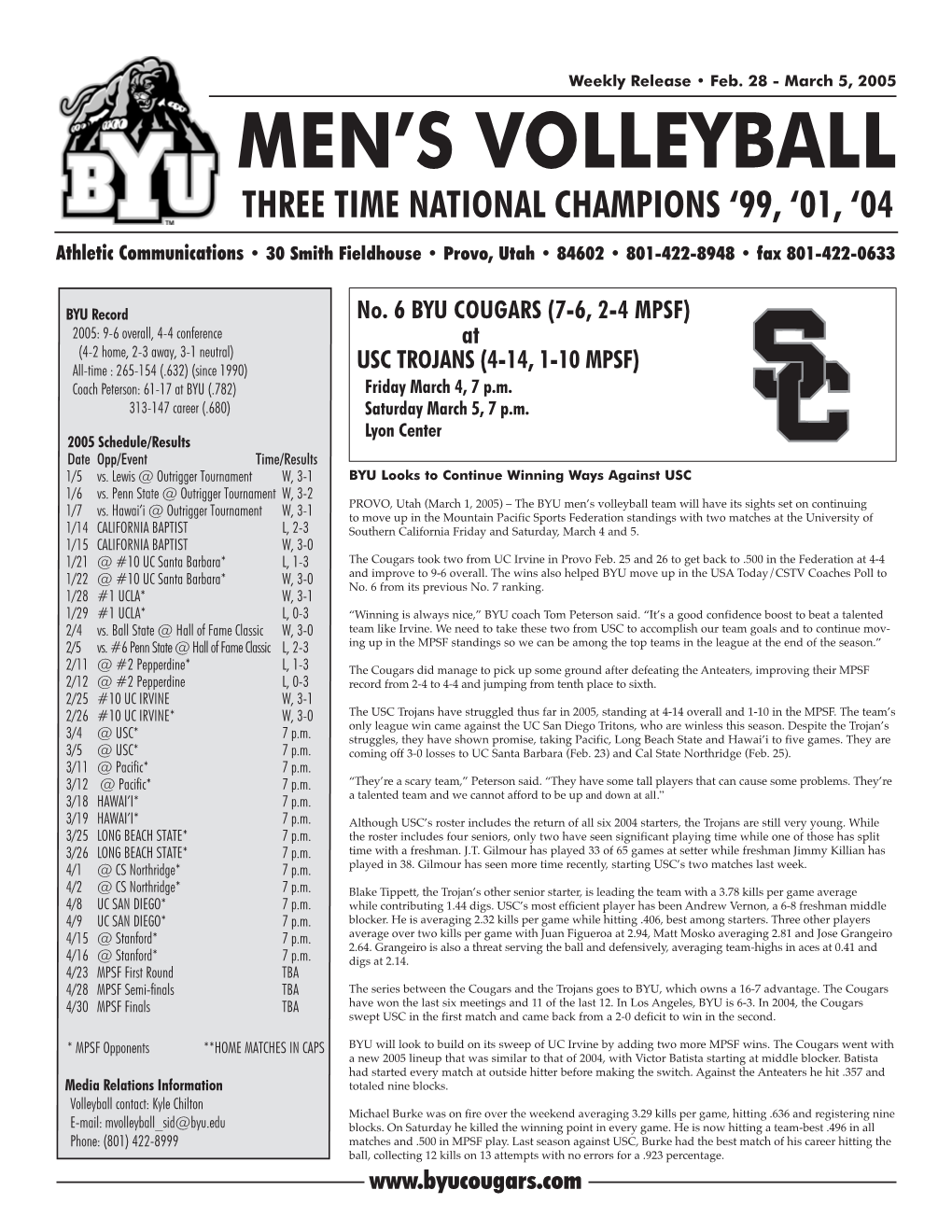 Men's Volleyball