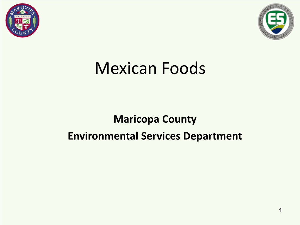 Mexican Foods