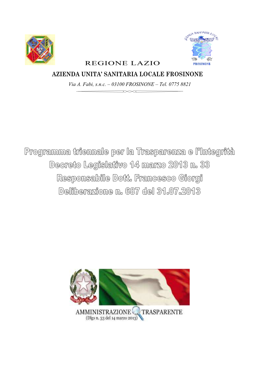 Programma Trasparenza Definitivo