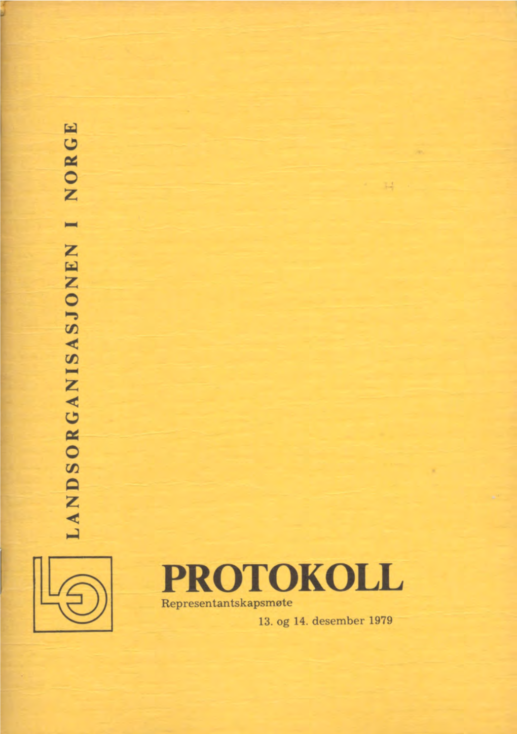 Representantskapet LO 13.-14. Desember 1979