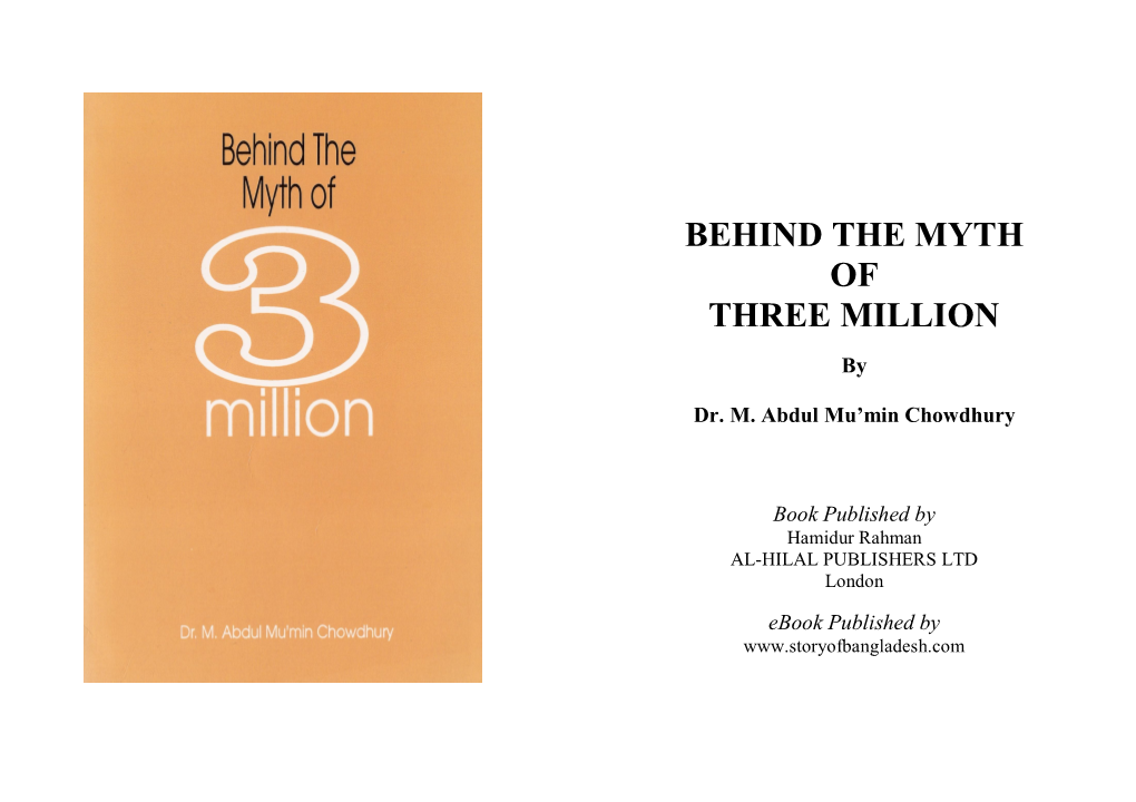 Behind the Myth of Three Million