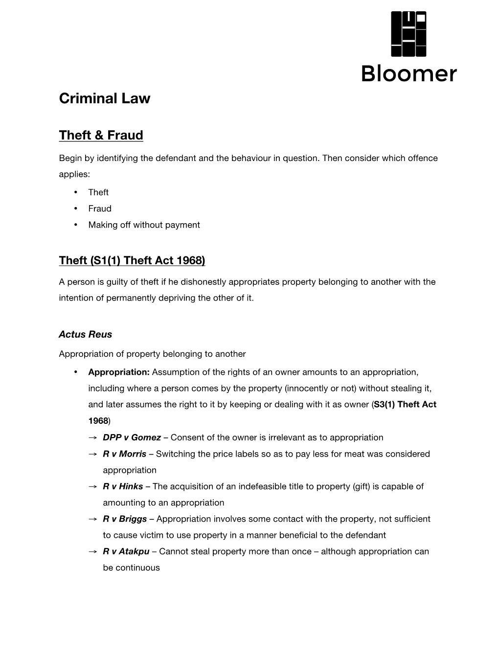 Criminal Law