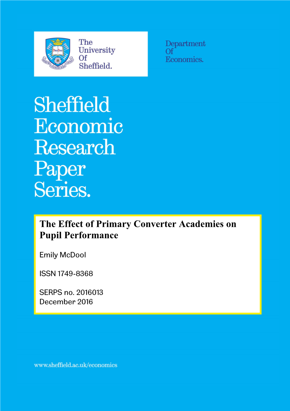 The Effect of Primary Converter Academies on Pupil Performance