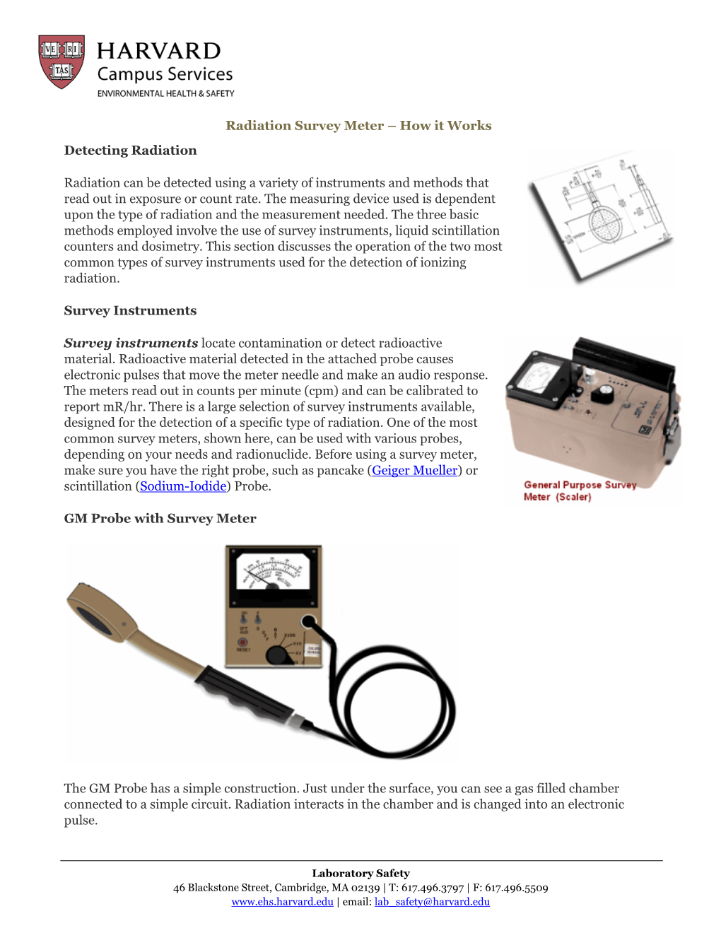 Radiation Survey Meter – How It Works Detecting Radiation