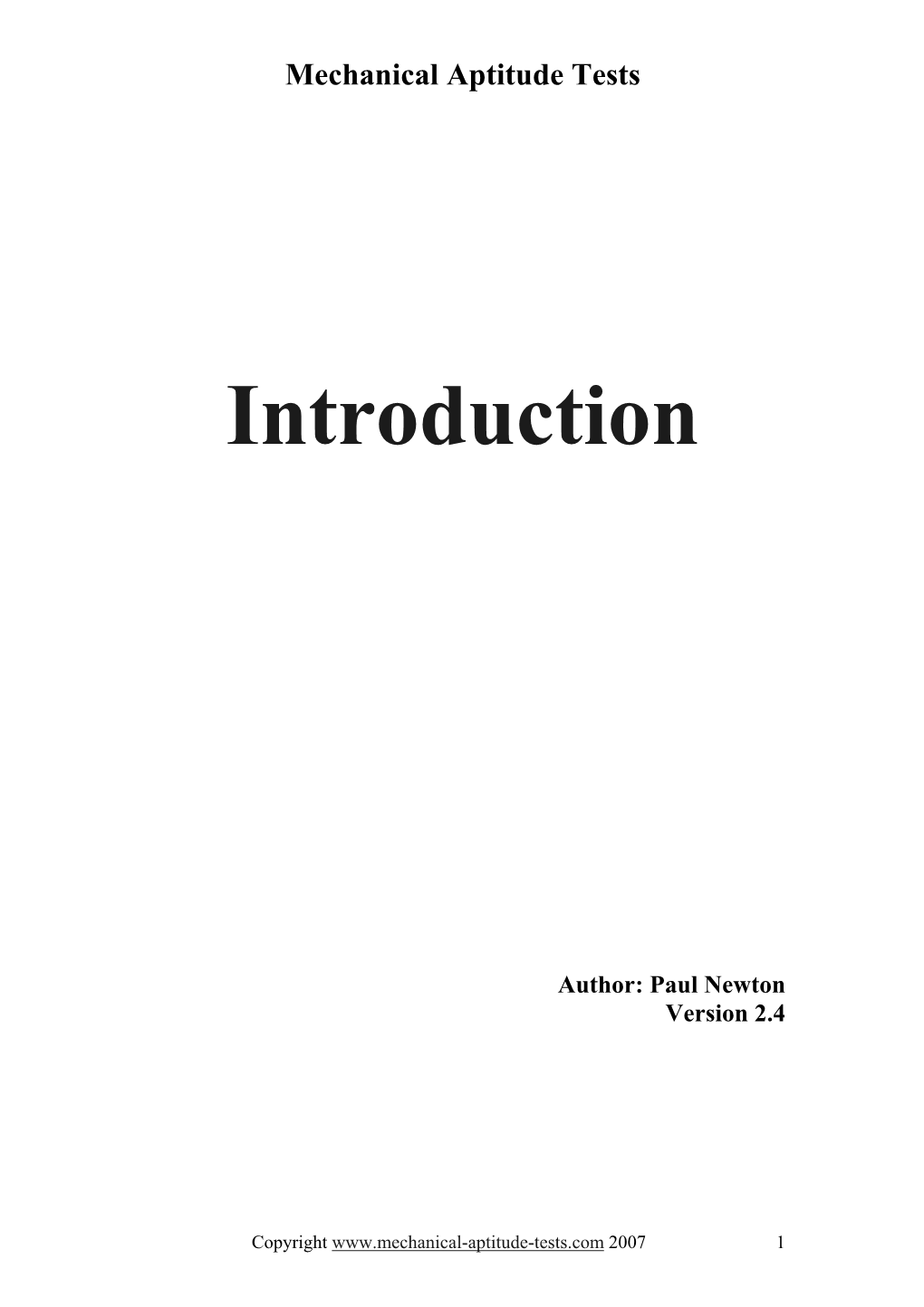 Introduction