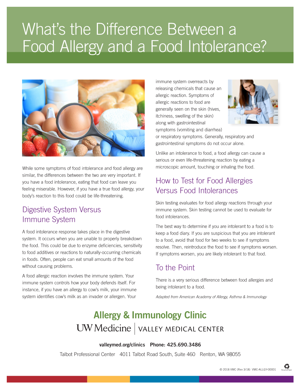 What's the Difference Between a Food Allergy and a Food Intolerance?
