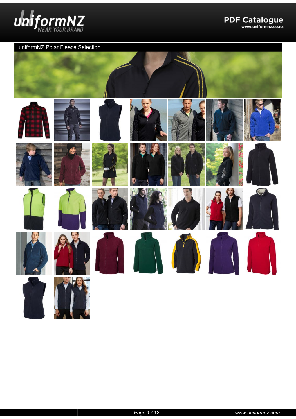 Polar Fleece Selection