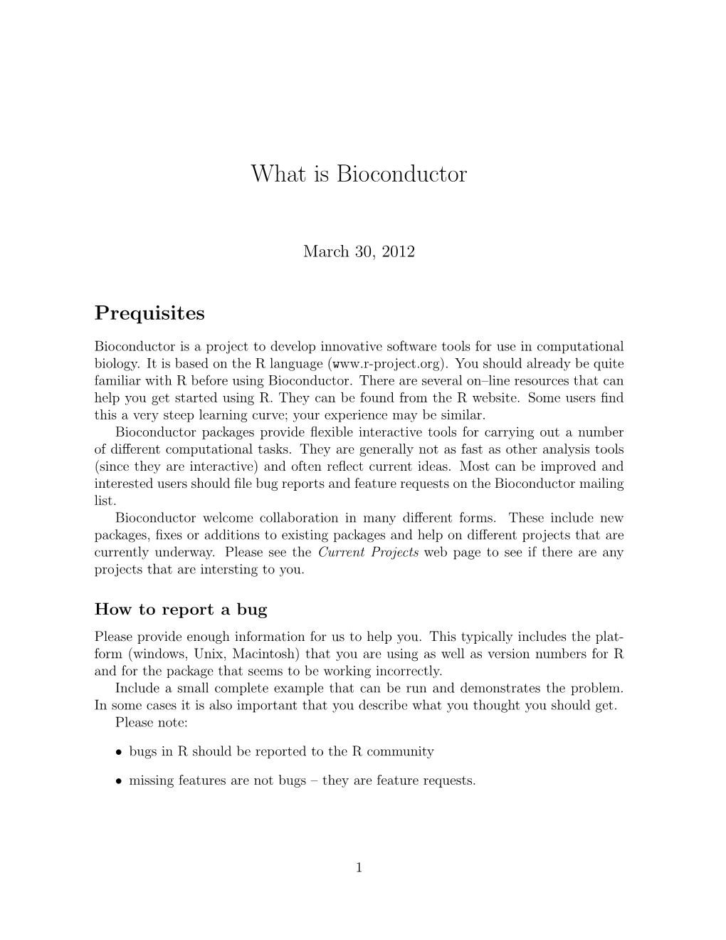 What Is Bioconductor