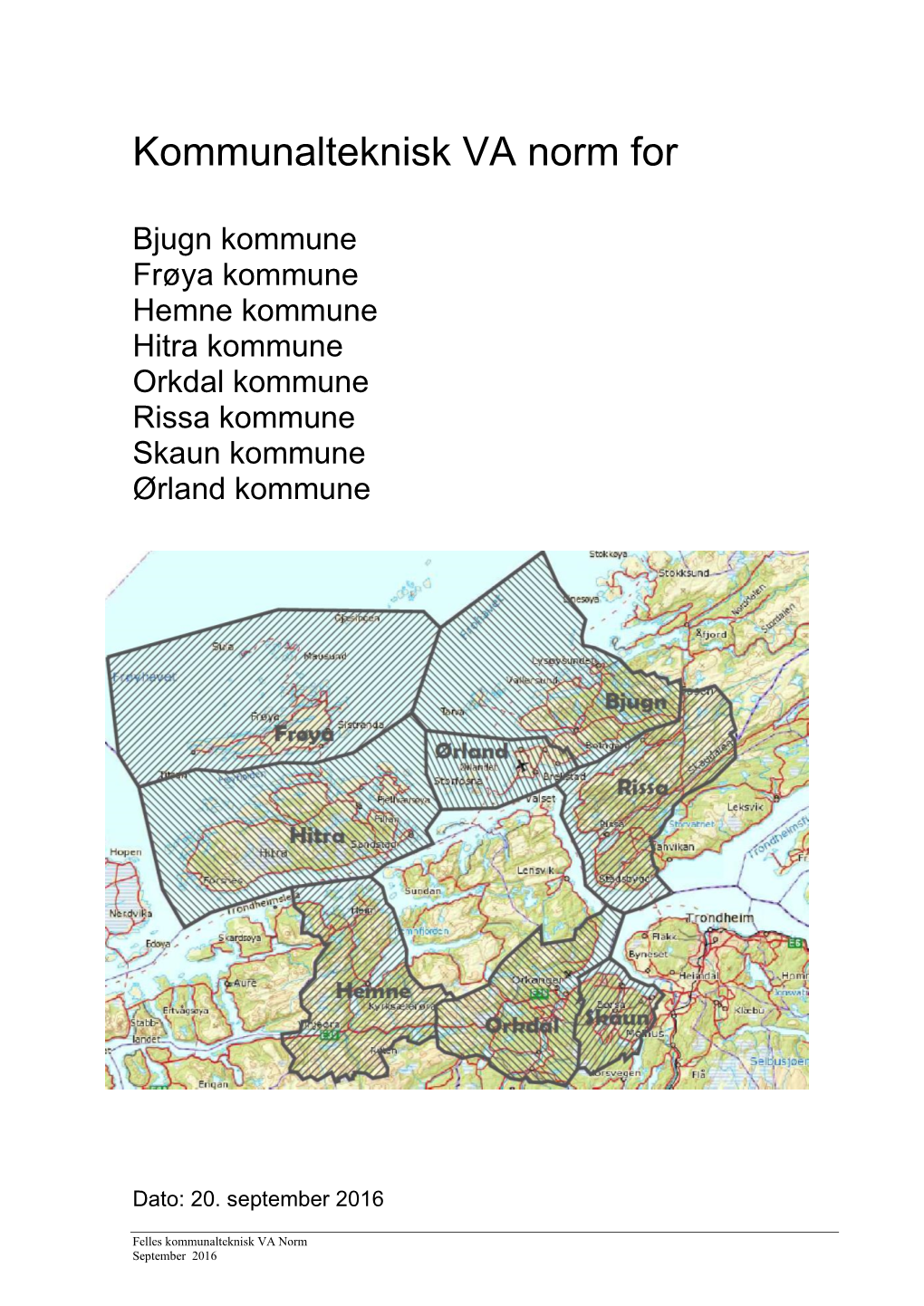 Kommunalteknisk VA Norm For