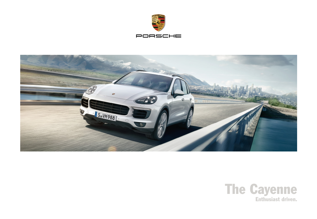 The Cayenne Enthusiast Driven