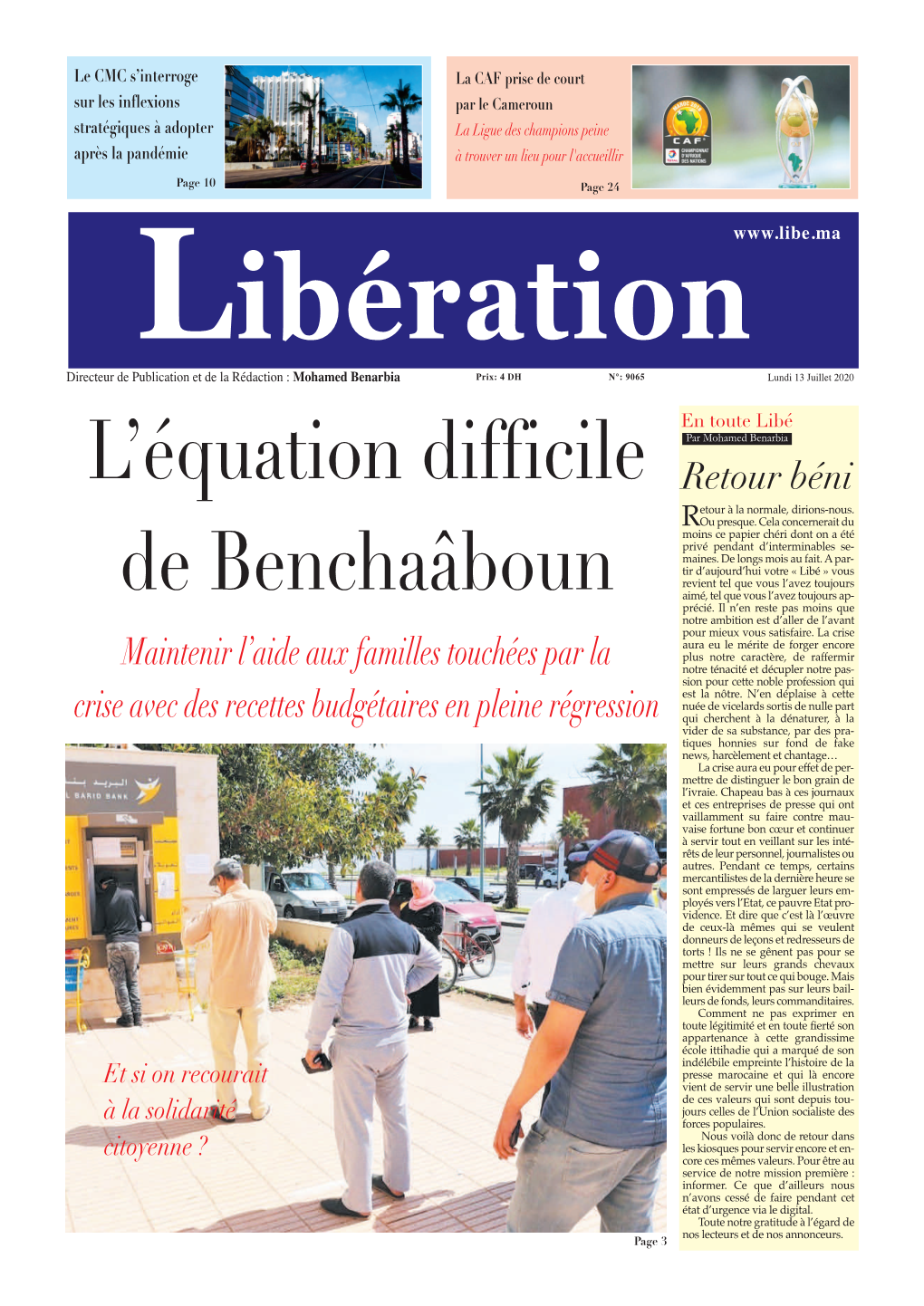 Libération 13 Juillet 2020.Pdf