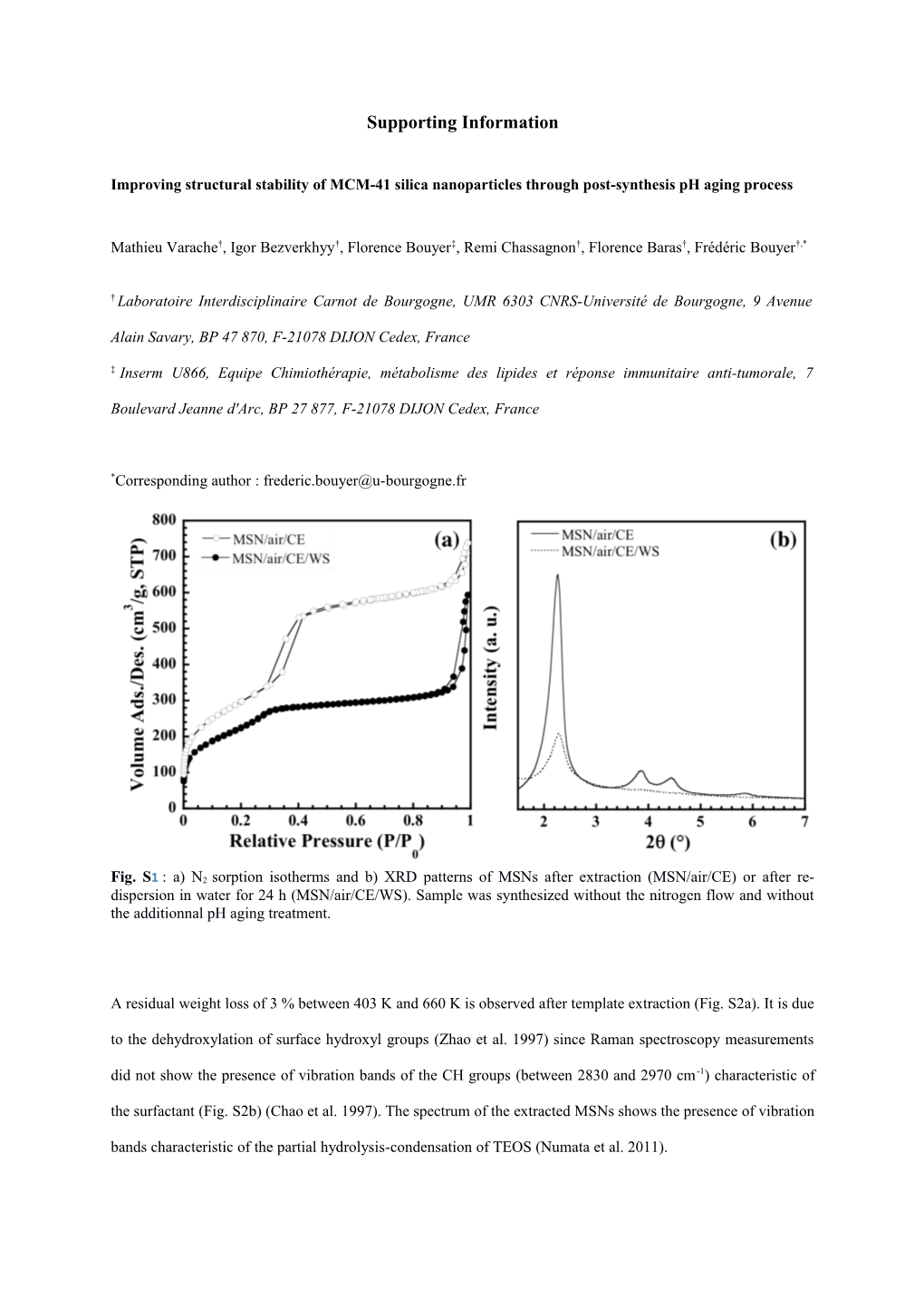 Improving Structural Stability of MCM-41 Silica Nanoparticles Through Post-Synthesis Ph