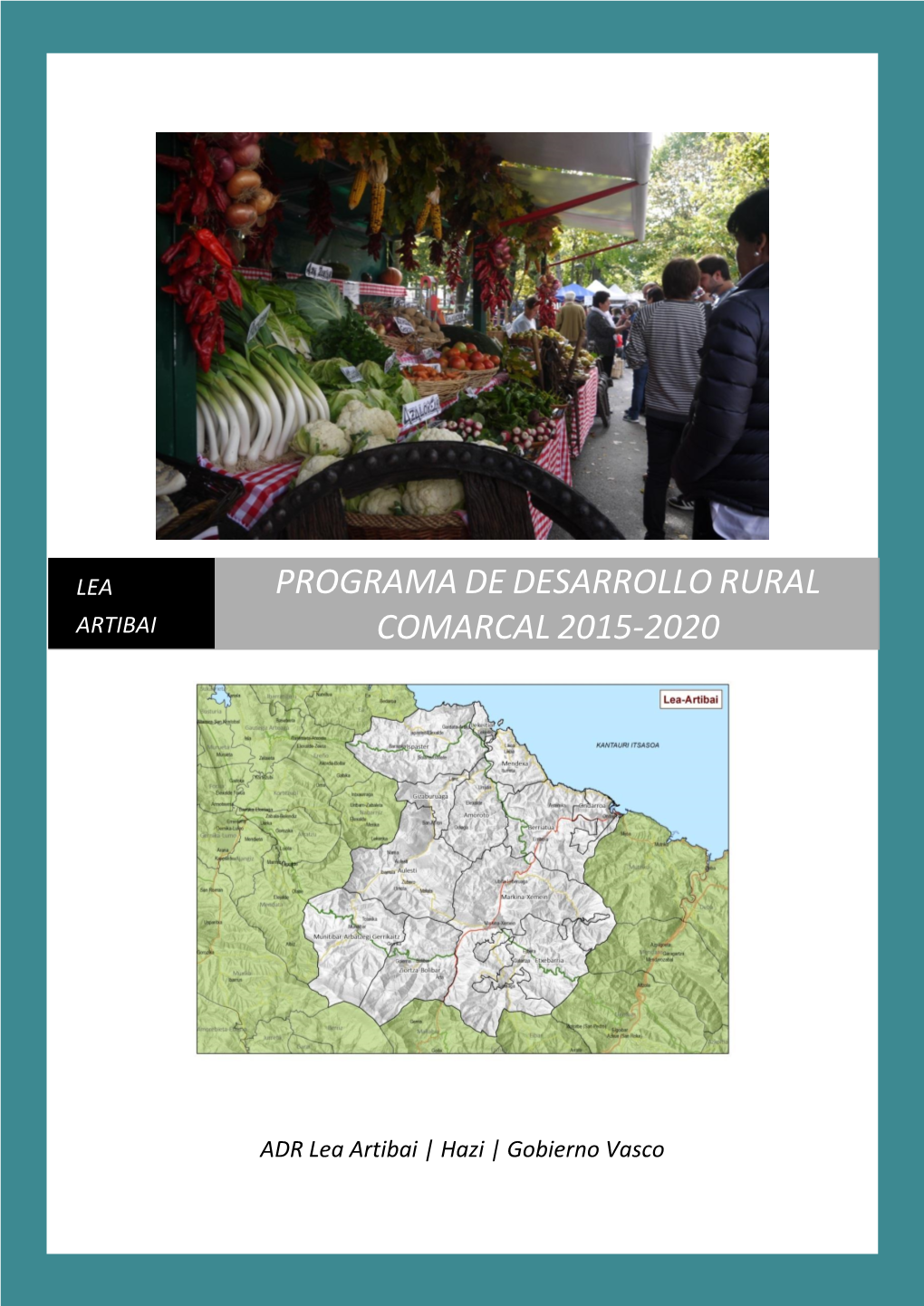 Programa De Desarrollo Rural Comarcal 2015-2020