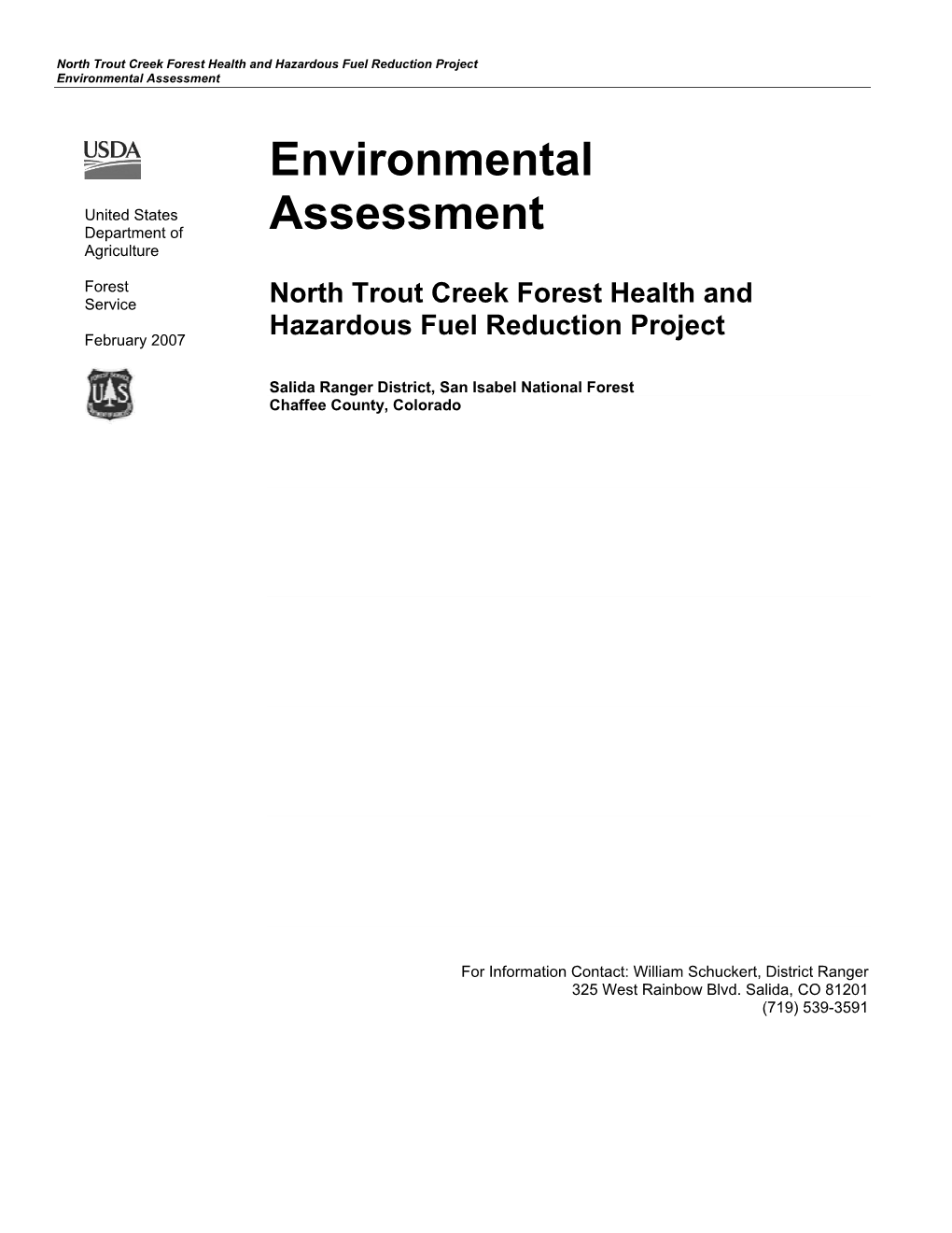 Environmental Assessment