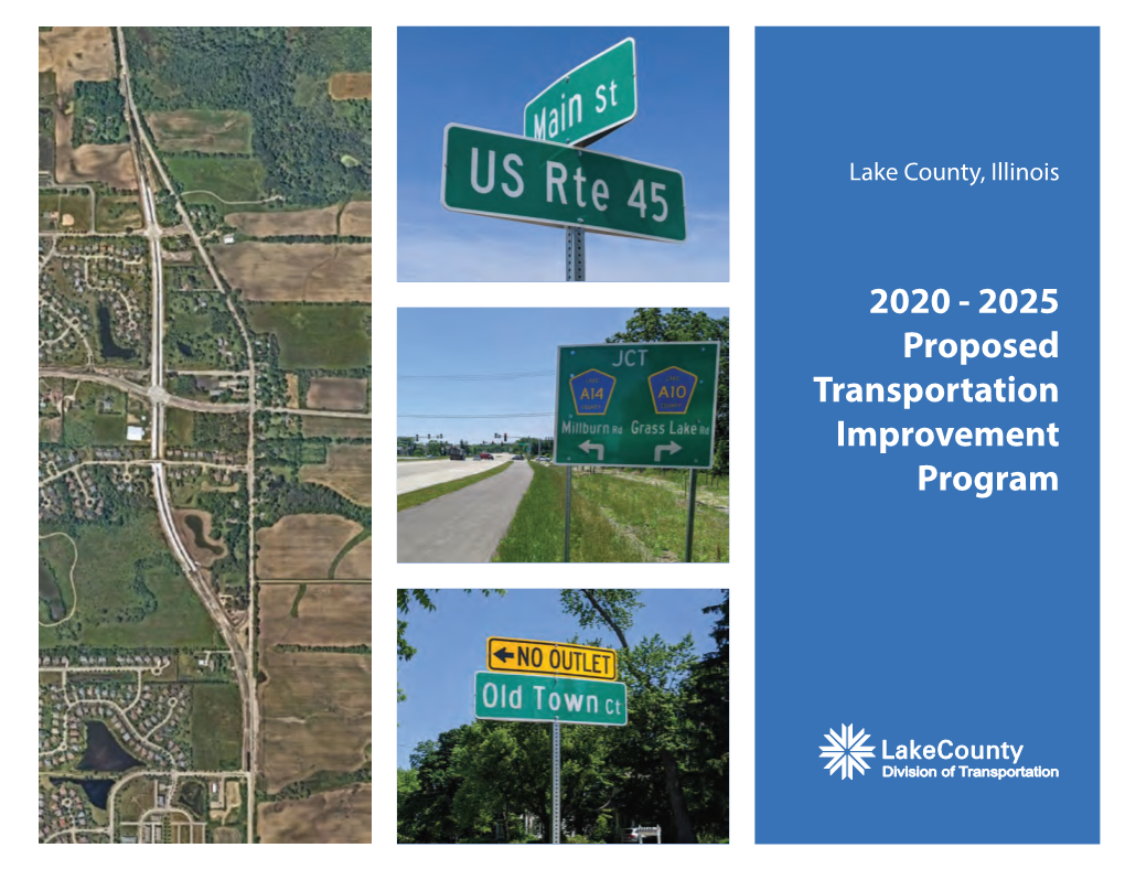 2020 - 2025 Proposed Transportation Improvement Program     