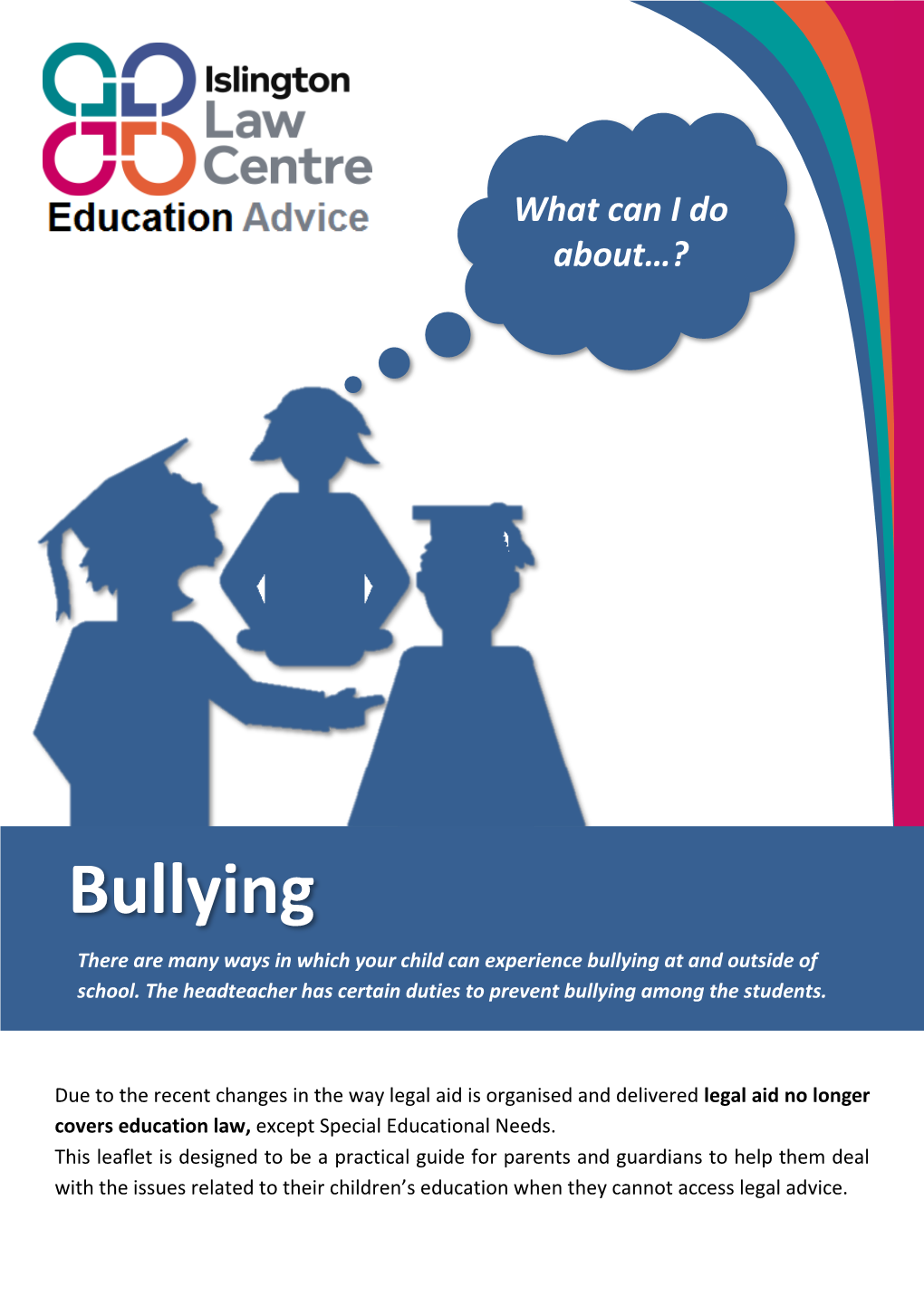 Bullying There Are Many Ways in Which Your Child Can Experience Bullying at and Outside of School