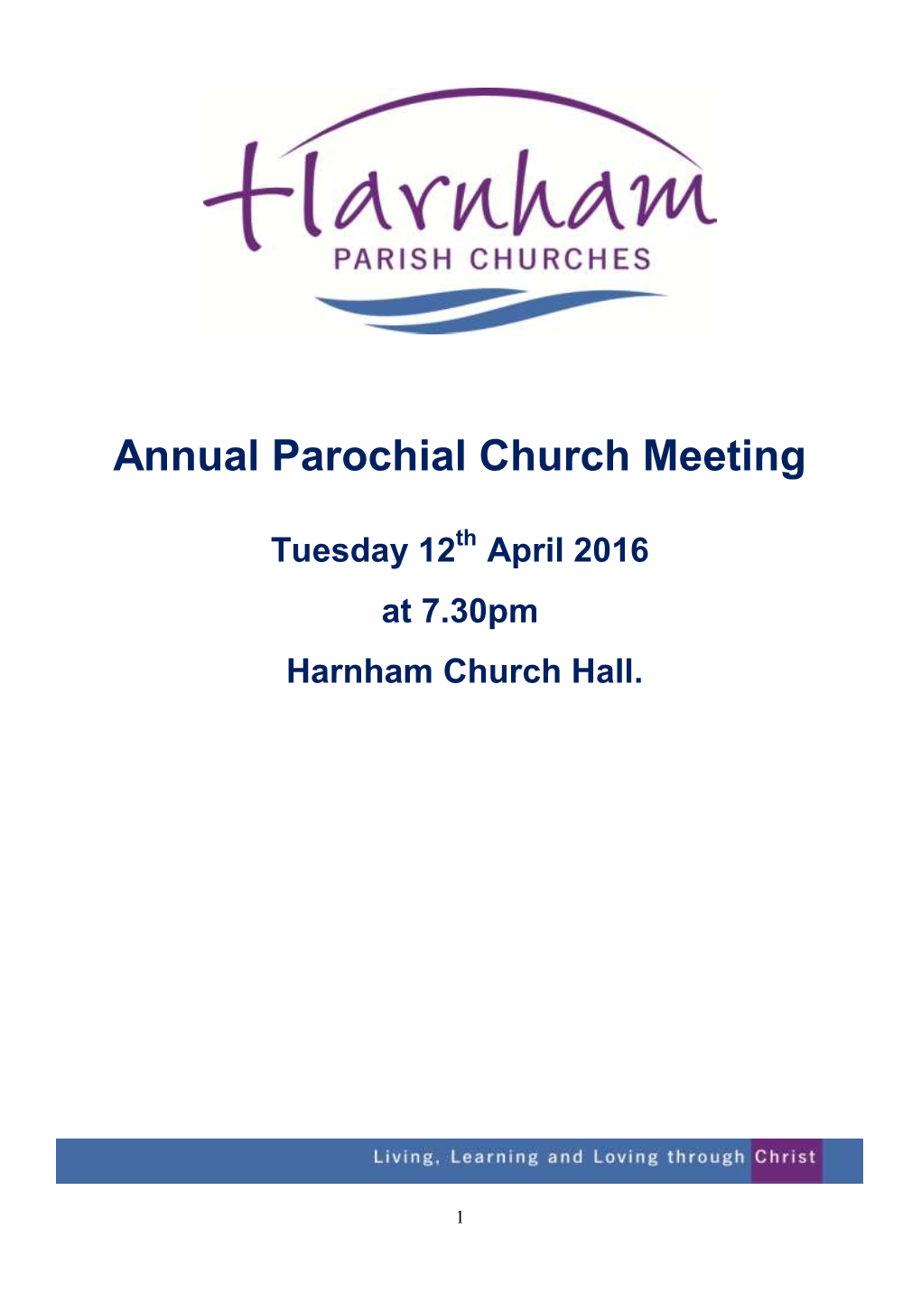 Annual Parochial Church Meeting