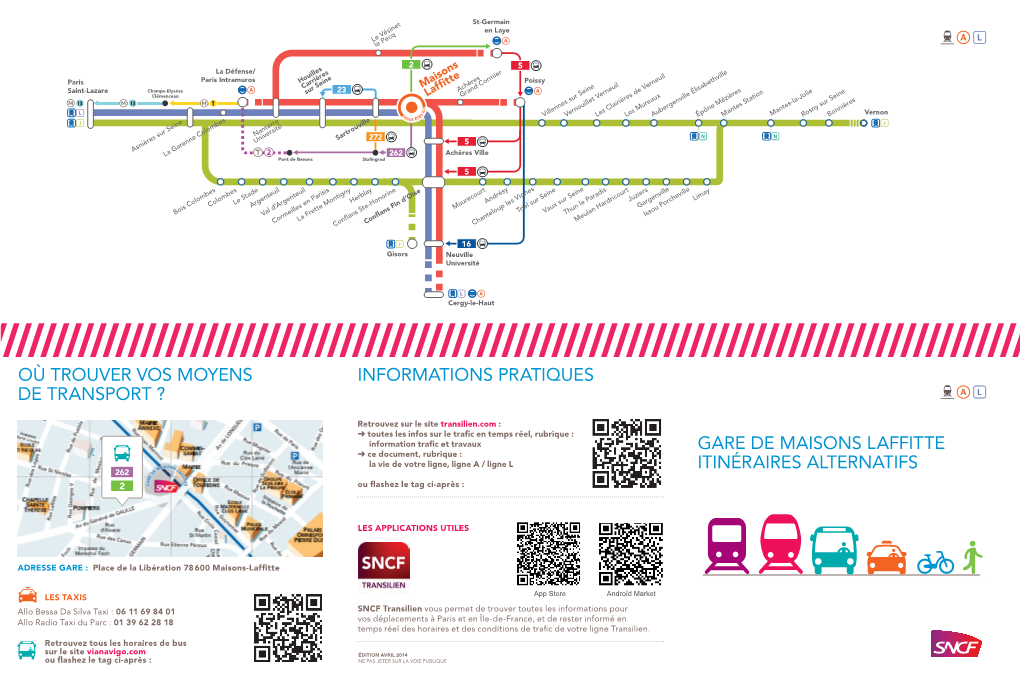 Gare De Maisons Laffitte Itinéraires Alternatifs Où