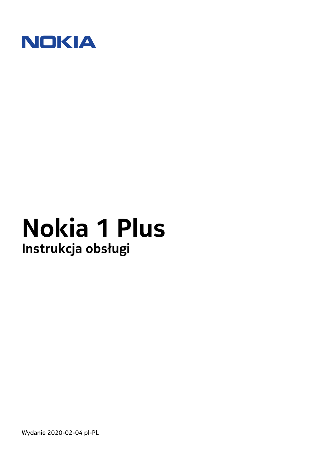 Nokia 1 Plus Instrukcja Obsługi Pdfdisplaydoctitle=True Pdflang=Pl-PL